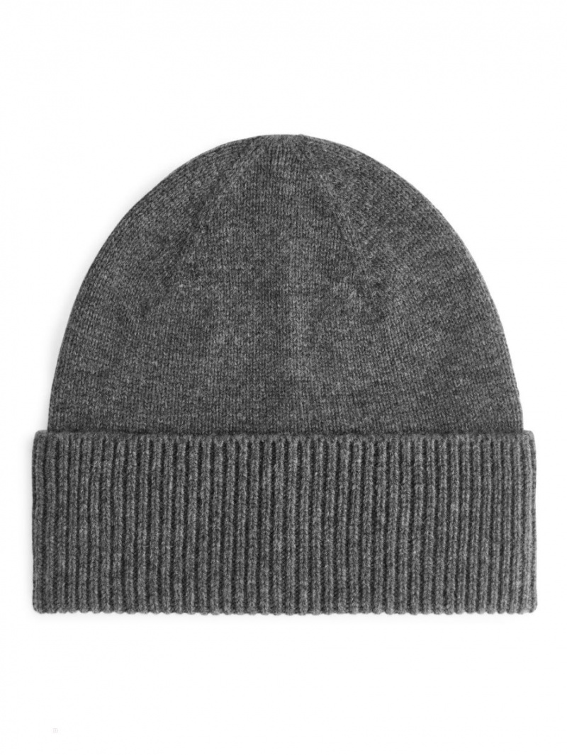 Caciula Arket Merino Fete Gri Inchis | Romania-YPDH46093