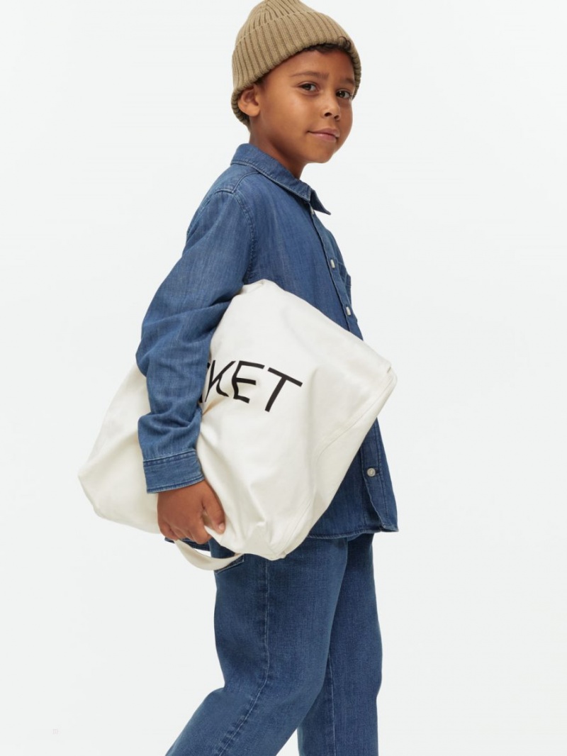 Camasa Arket Denim Baieti Albastri | Romania-ZHTA41398