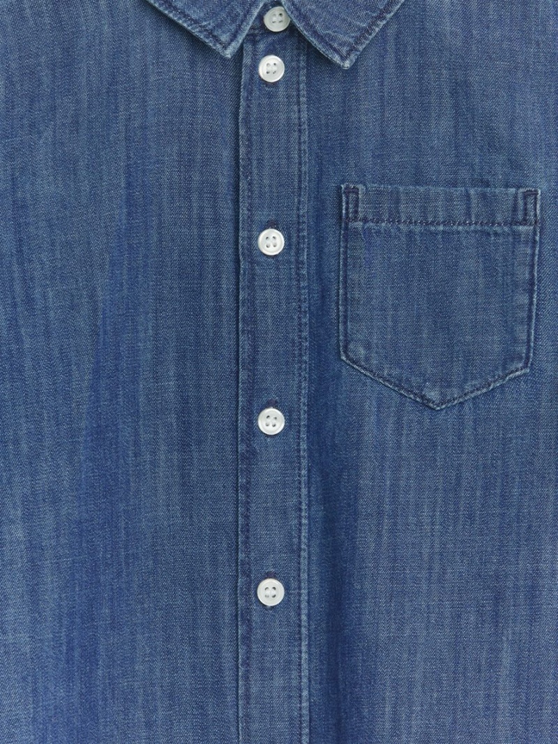 Camasa Arket Denim Baieti Albastri | Romania-ZHTA41398