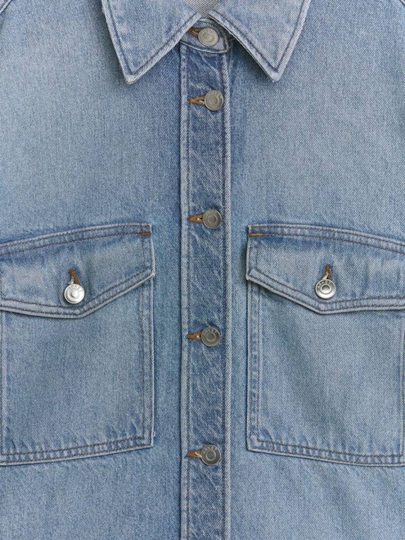 Camasa Arket Denim Dama Albastri | Romania-OGVH53207