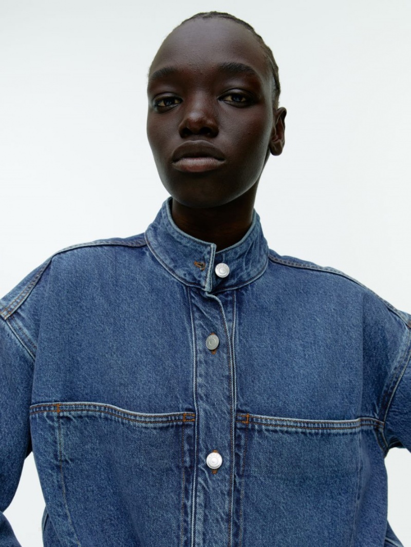 Camasa Arket Denim Dama Albastri | Romania-SIRT53167