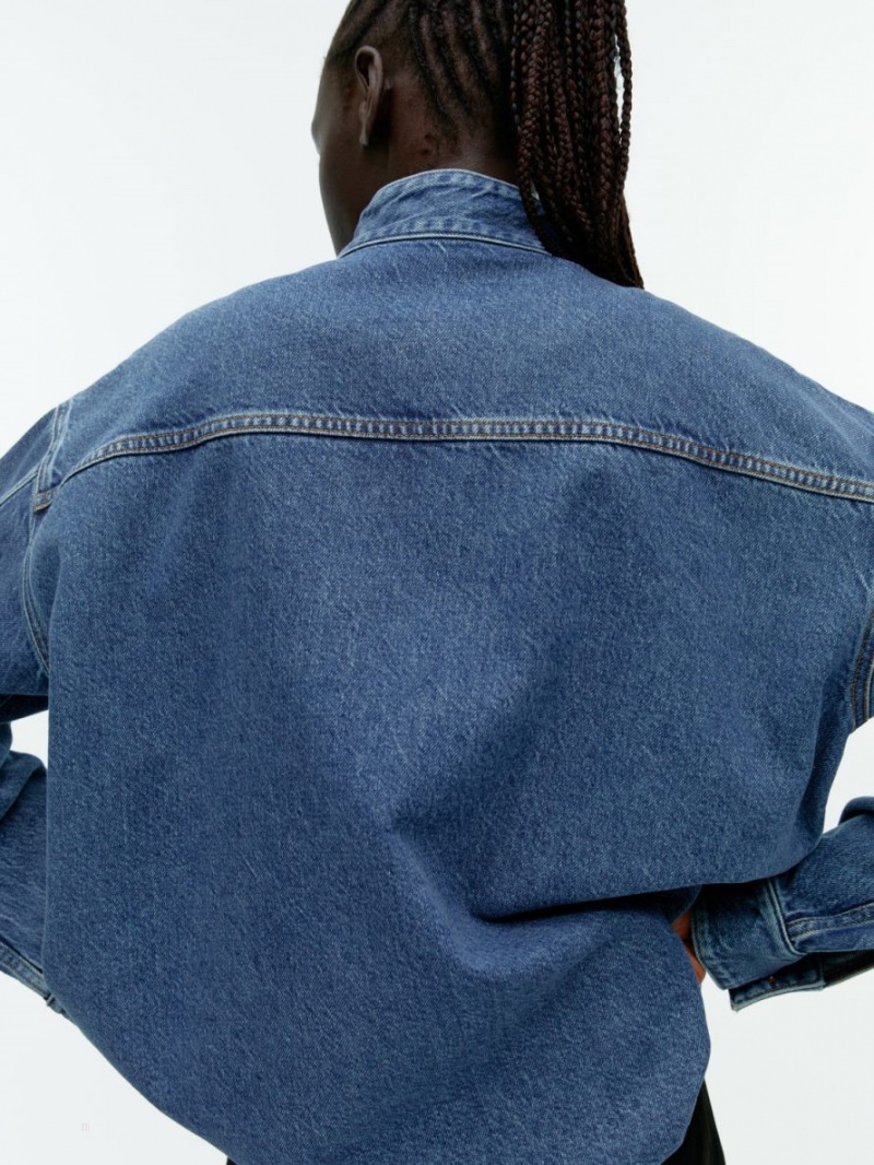 Camasa Arket Denim Dama Albastri | Romania-SIRT53167