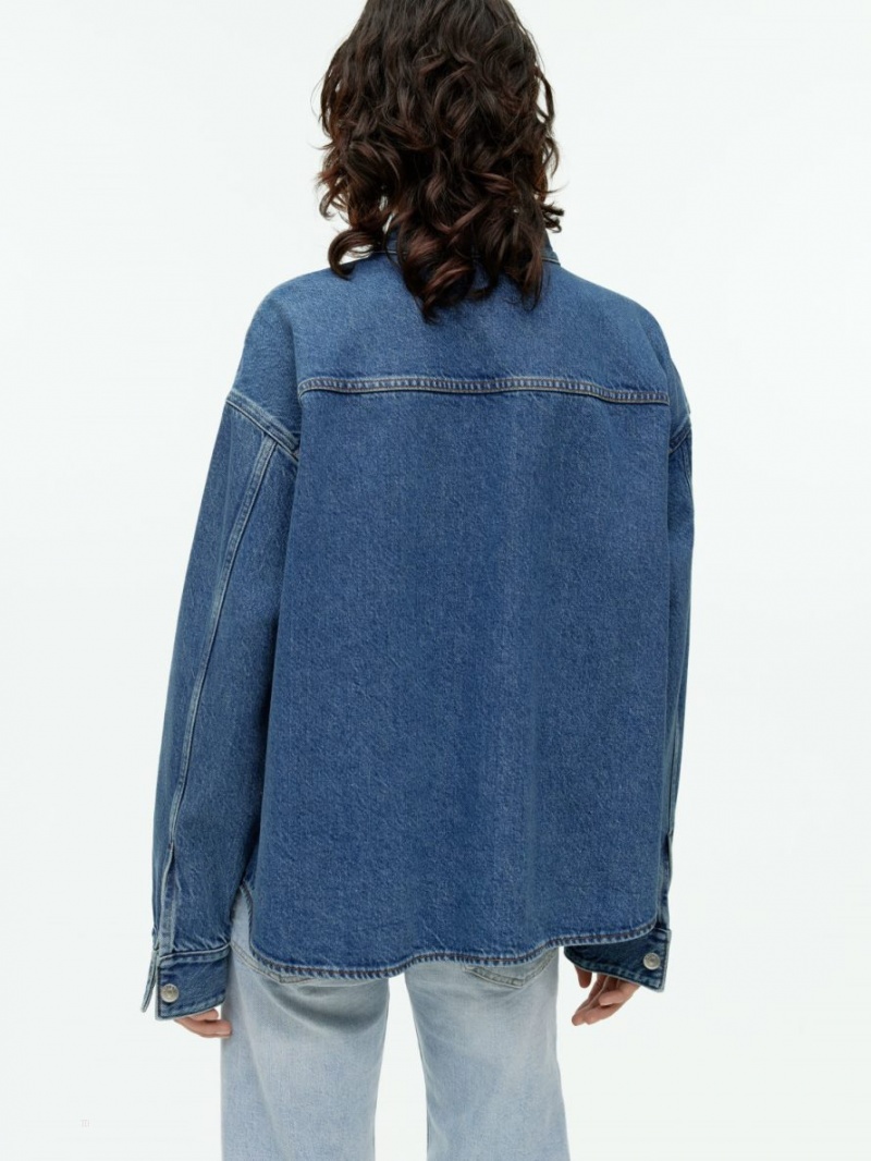 Camasa Arket Denim Dama Albastri | Romania-SIRT53167