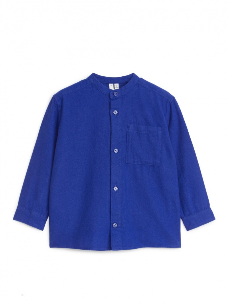 Camasa Arket Flannel Baieti Albastri Deschis | Romania-MXSD27385