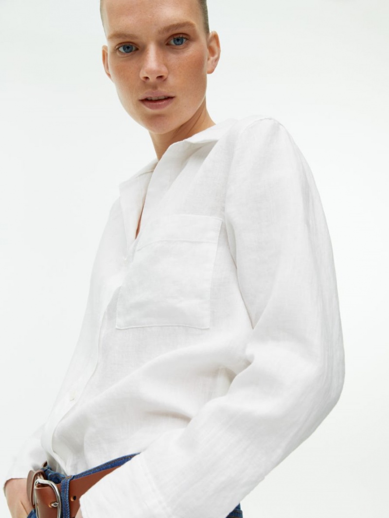Camasa Arket Linen Dama Albi | Romania-KRMD62753