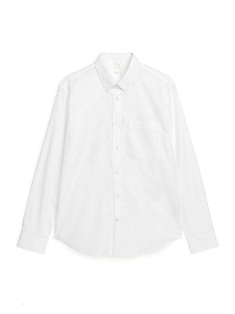 Camasa Arket Oxford Barbati Albi | Romania-TLEP12430