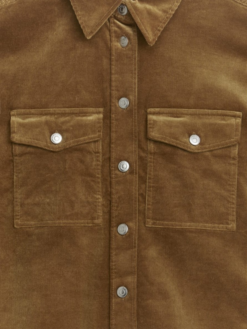 Camasa Arket Relaxed Corduroy Dama Maro | Romania-ZQLU50821