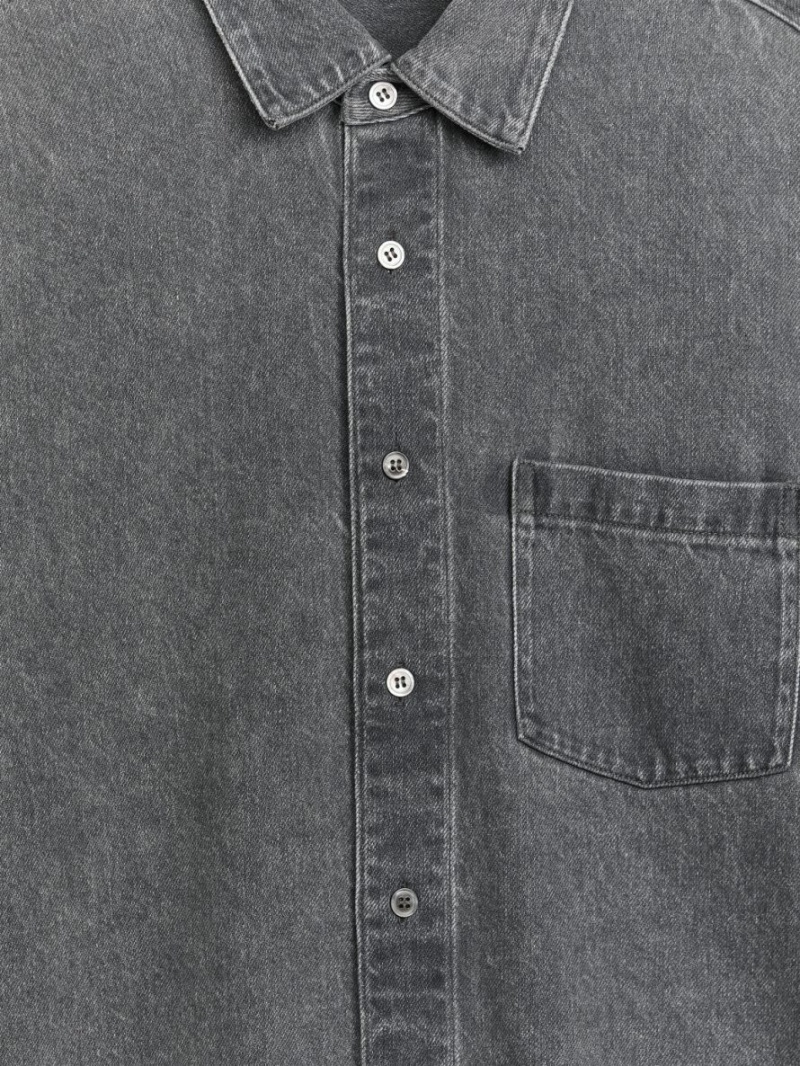 Camasa Arket Relaxed Denim Barbati Gri | Romania-TCJG42857
