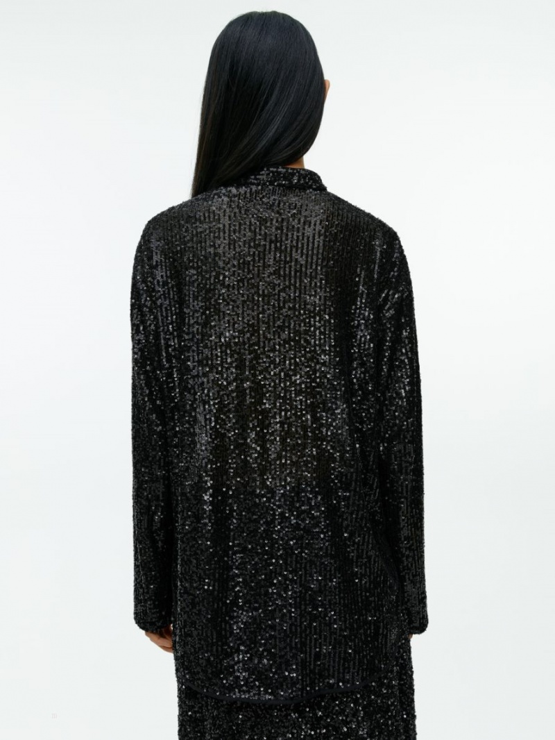 Camasa Arket Sequin Dama Negrii | Romania-YJPV80135