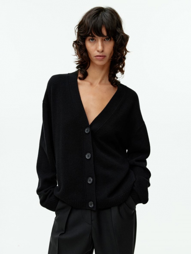 Cardigan Arket Cashmere Dama Negrii | Romania-JKPA72359