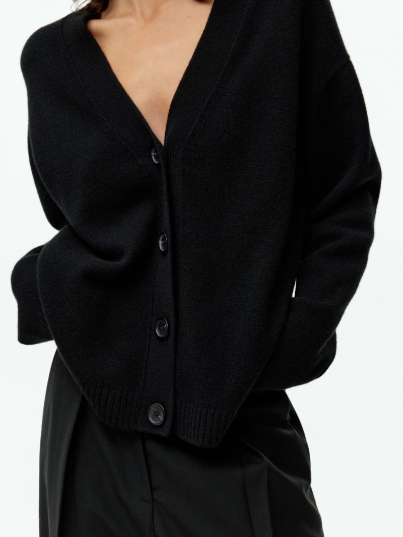 Cardigan Arket Cashmere Dama Negrii | Romania-JKPA72359