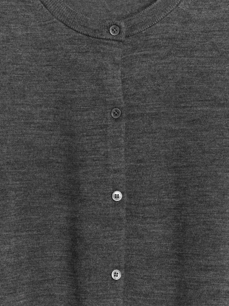 Cardigan Arket Merino Dama Gri | Romania-DCPO45397