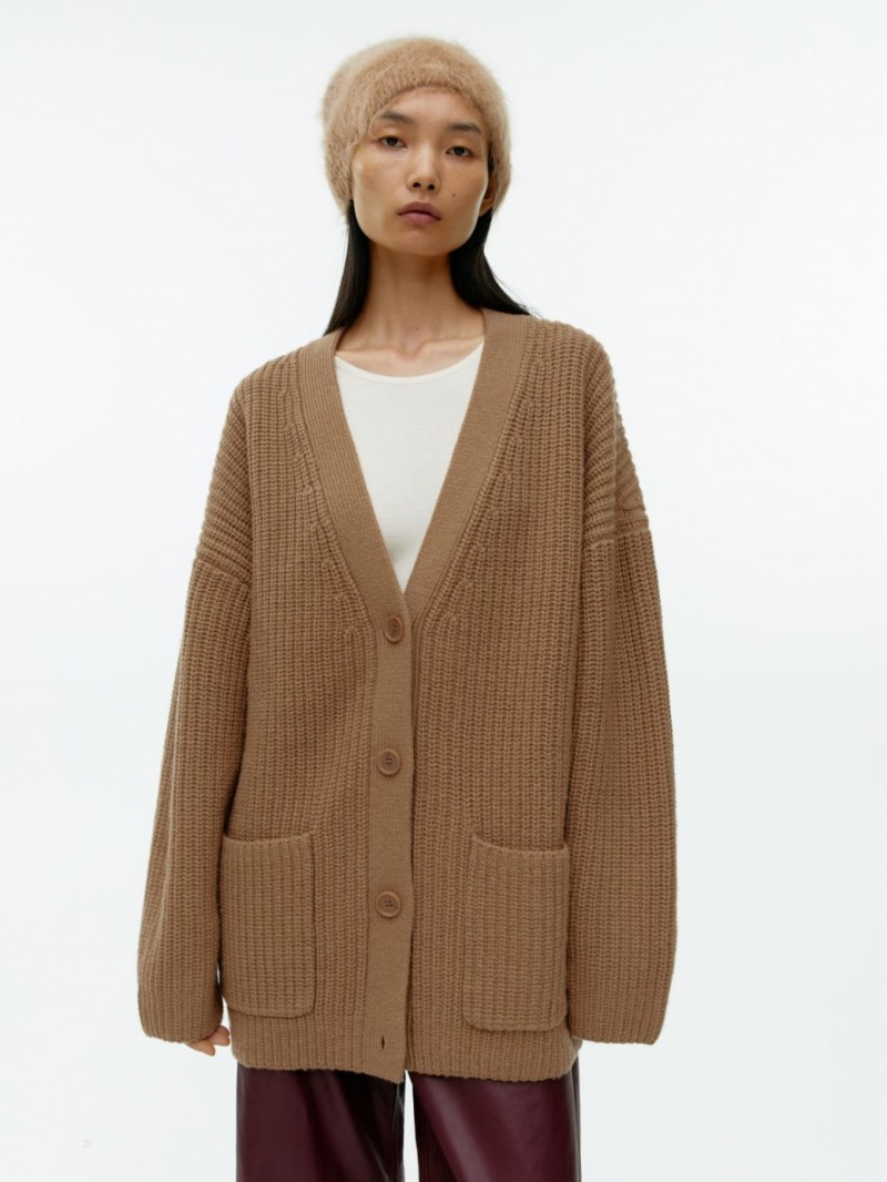 Cardigan Arket Relaxed Lână Dama Maro | Romania-XKNF69082
