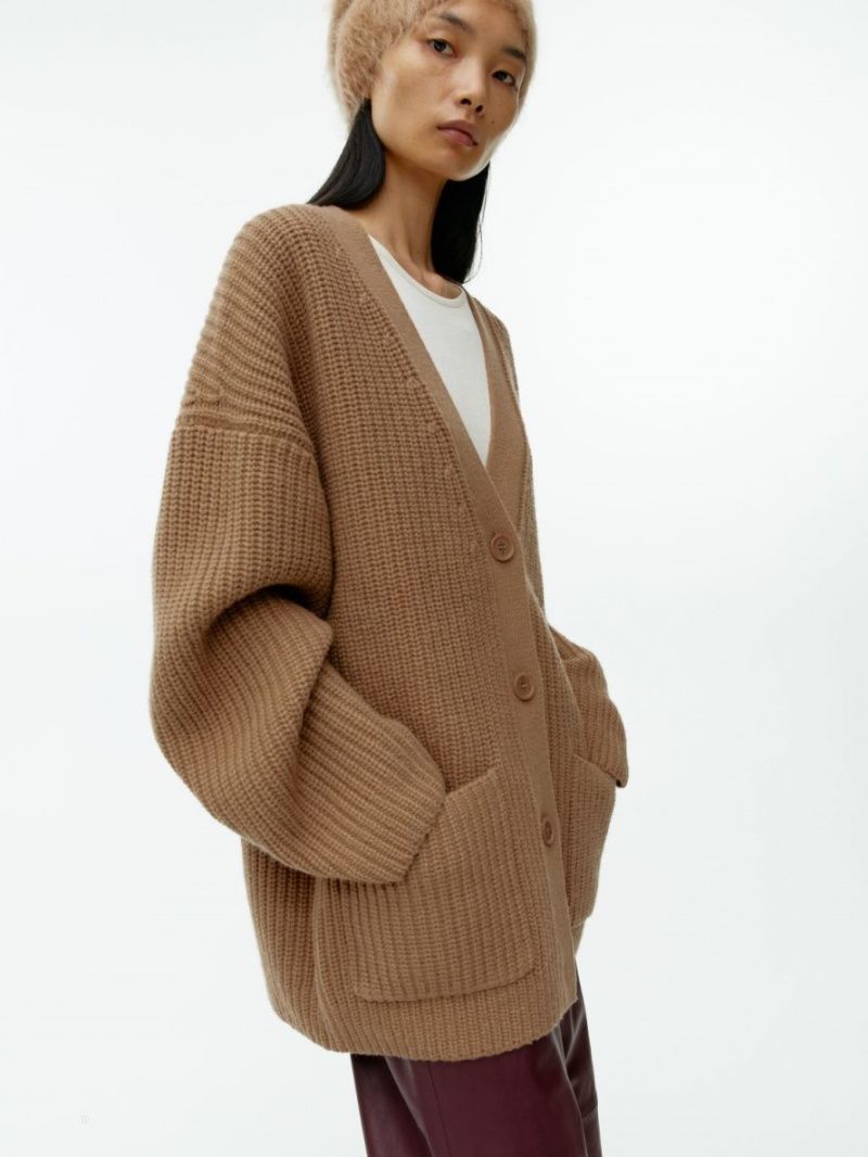 Cardigan Arket Relaxed Lână Dama Maro | Romania-XKNF69082