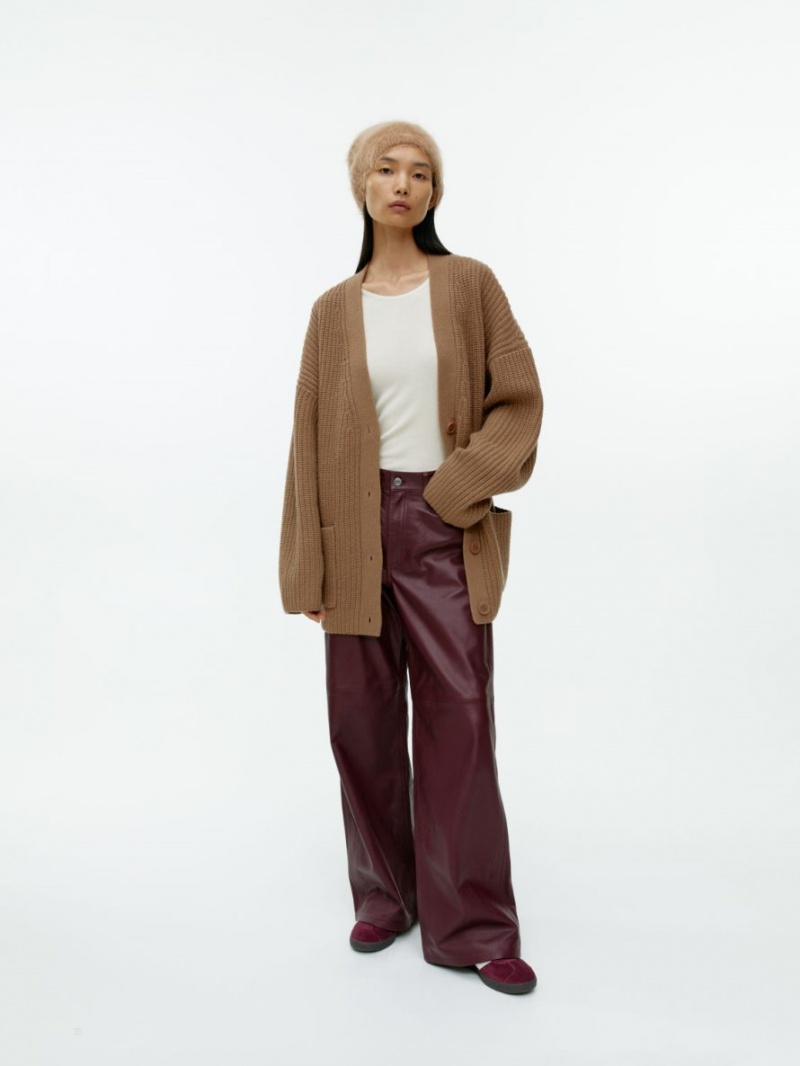 Cardigan Arket Relaxed Lână Dama Maro | Romania-XKNF69082