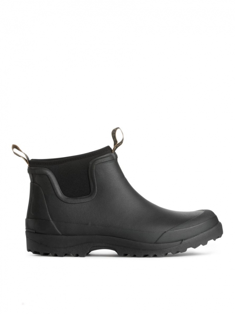 Cizme De Cauciuc Arket Tretorn Terräng Rubber Barbati Negrii | Romania-LETJ57309