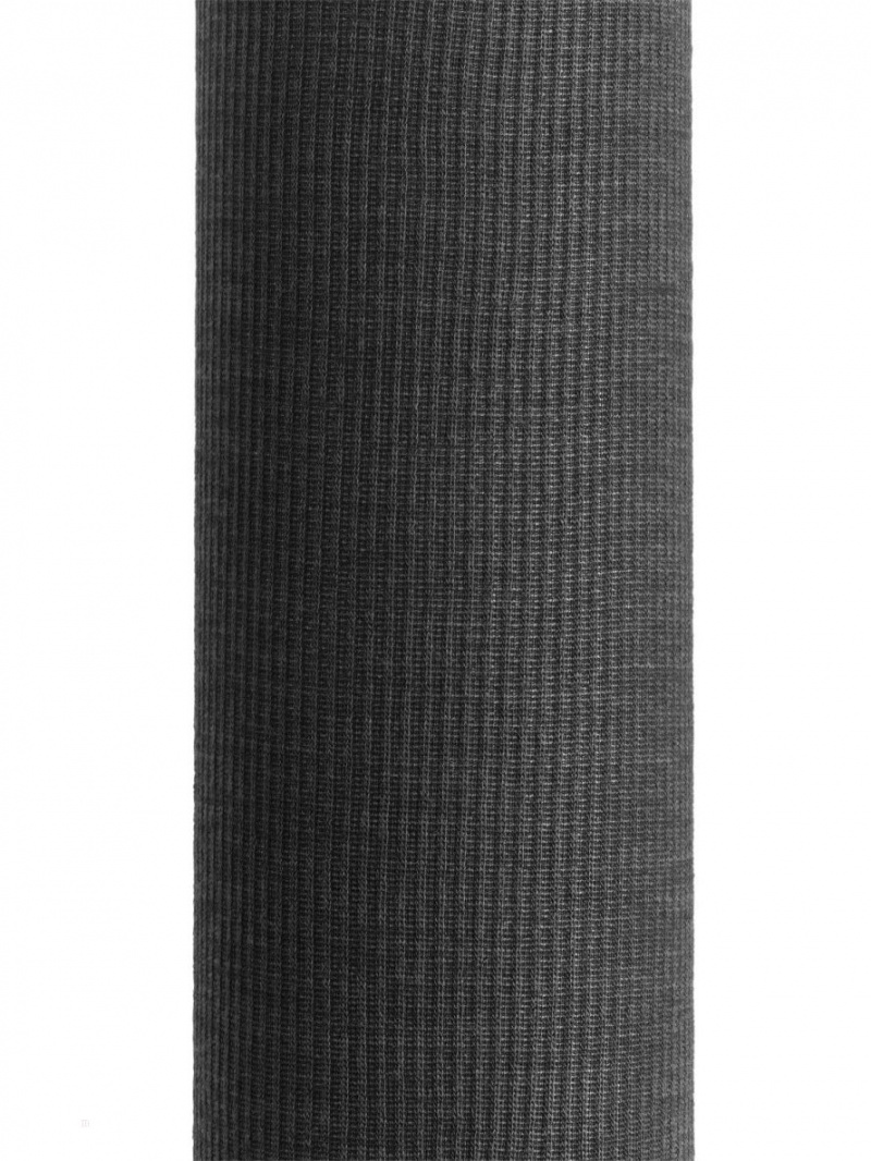 Colanti Arket Cu Nervuri Lână-Blend Dama Gri Inchis | Romania-VNAO64501