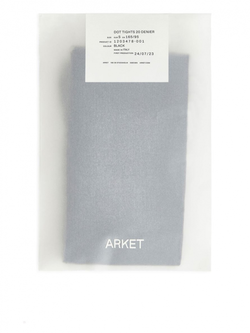 Colanti Arket Dot 20 Denier Dama Negrii | Romania-ALKB03751