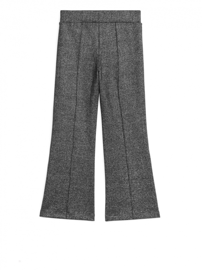 Colanti Arket Kick-flare Metallic Fete Gri Metal | Romania-STIX42508