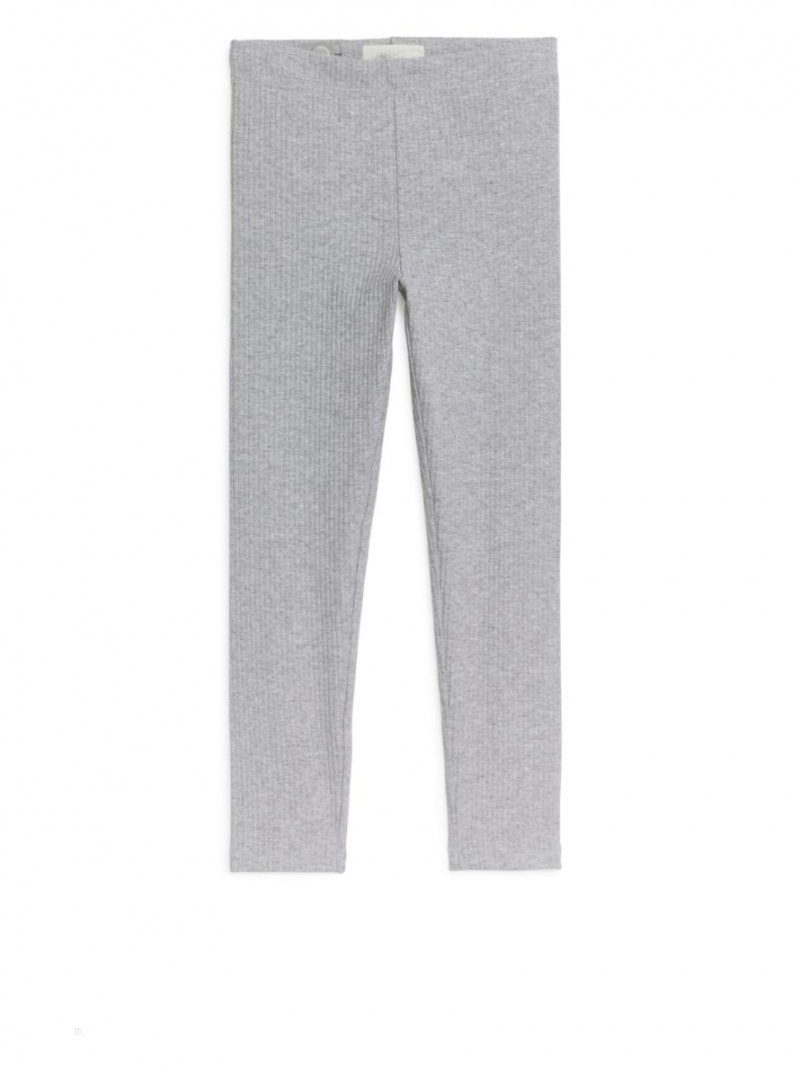 Colanti Arket Rib Jersey Fete Gri | Romania-YXDE14879