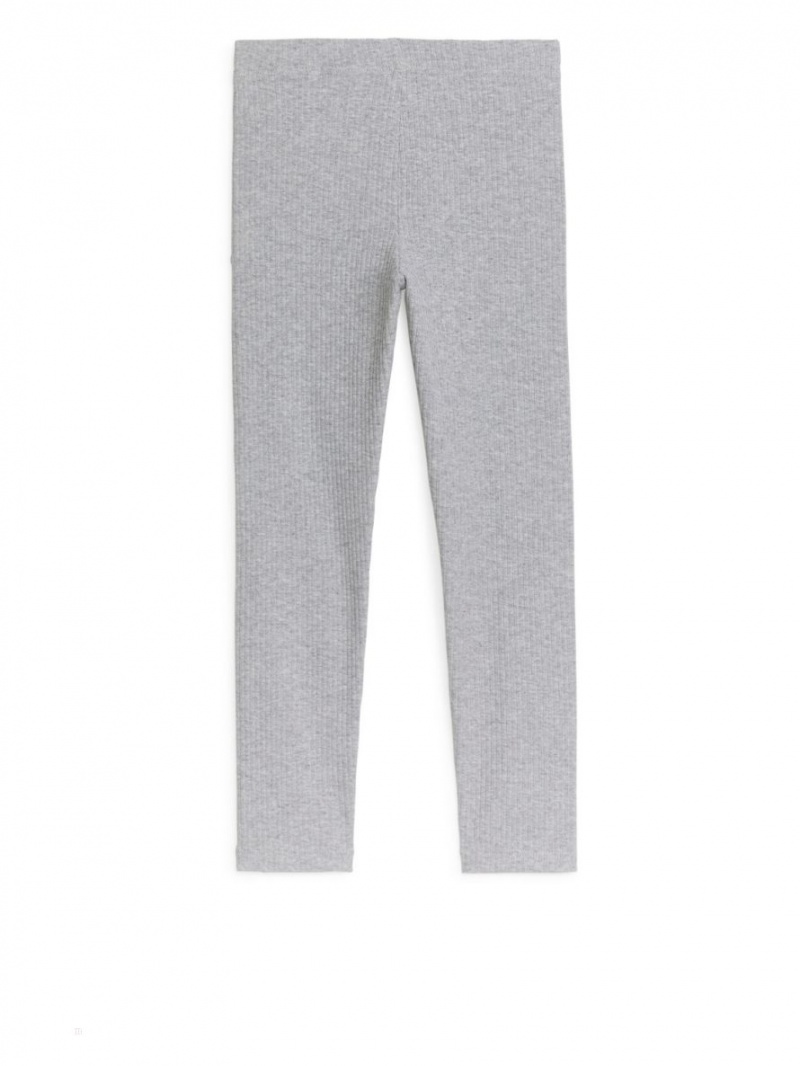 Colanti Arket Rib Jersey Fete Gri | Romania-YXDE14879