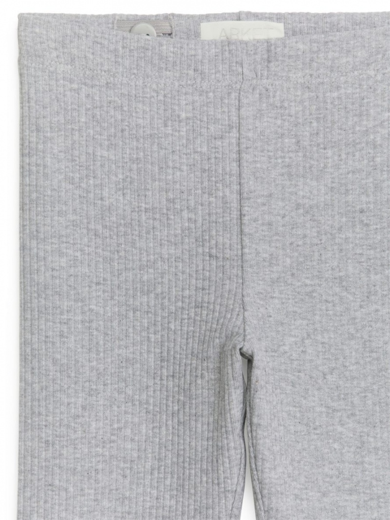 Colanti Arket Rib Jersey Fete Gri | Romania-YXDE14879