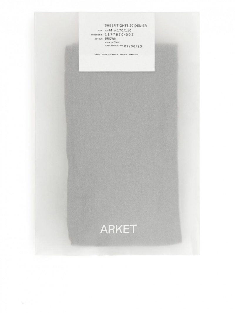 Colanti Arket Sheer 20 Denier Dama Maro Inchis | Romania-OVRL93581
