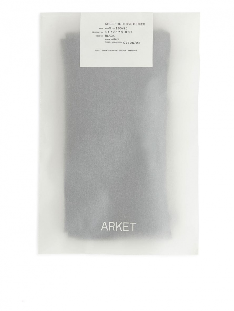 Colanti Arket Sheer 20 Denier Dama Negrii | Romania-XPBK26508