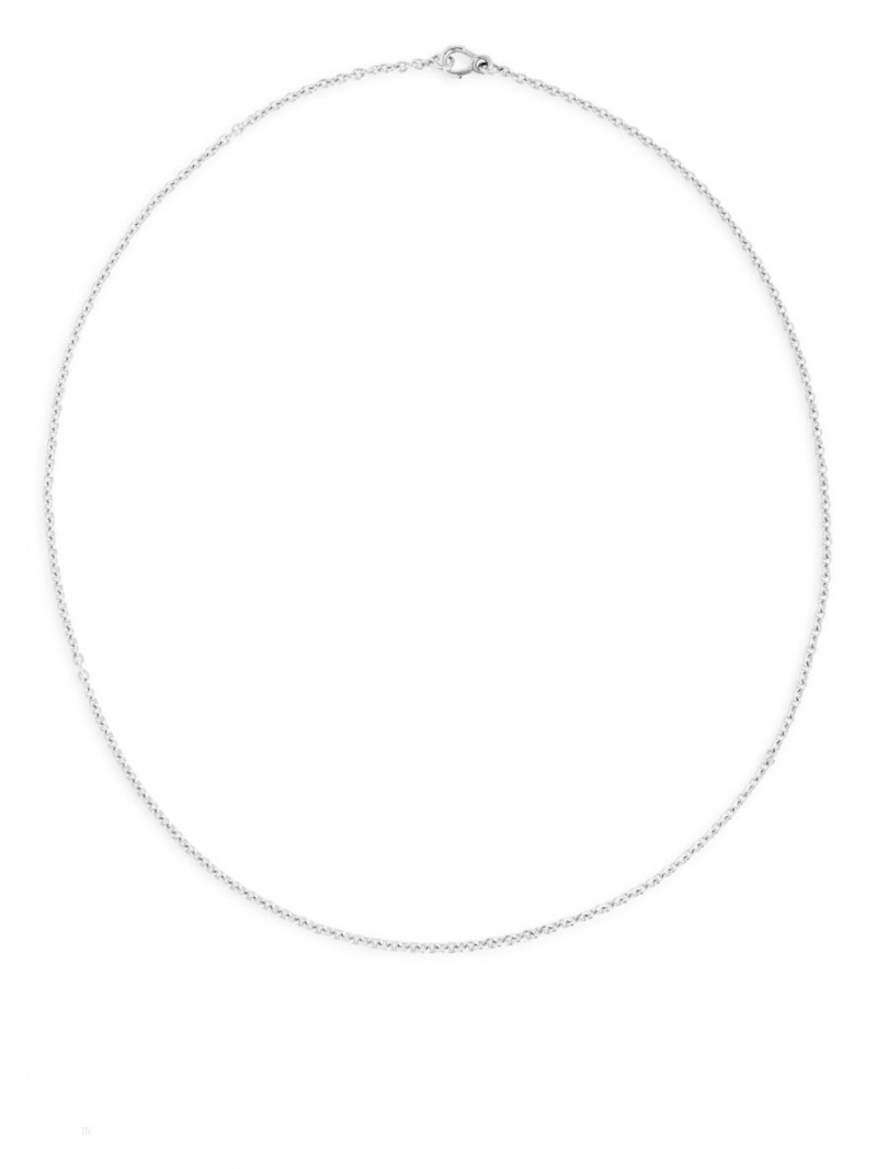 Colier Arket Medium Sterling Silver Chain Barbati Argintii | Romania-GTIL58360