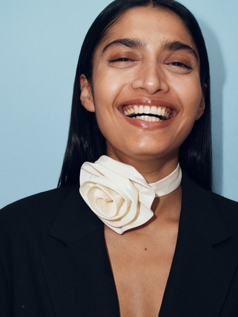 Colier Arket Rose Tie Dama Albi | Romania-XGCF96021