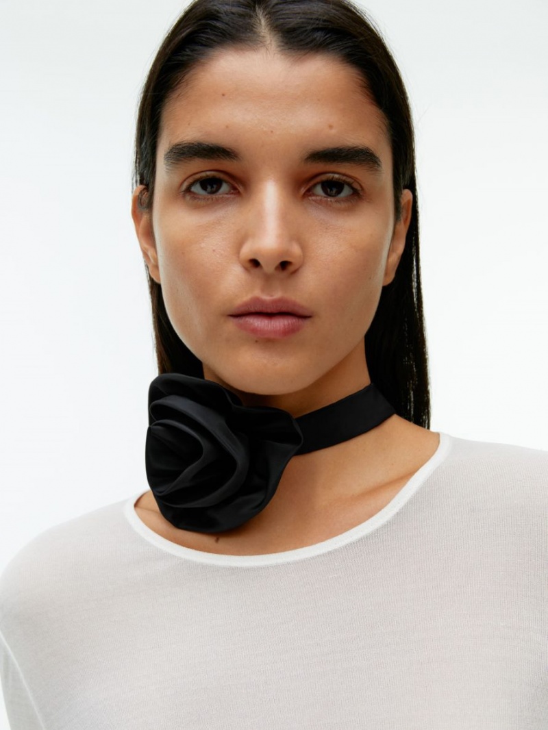 Colier Arket Rose Tie Dama Negrii | Romania-JCAX69034