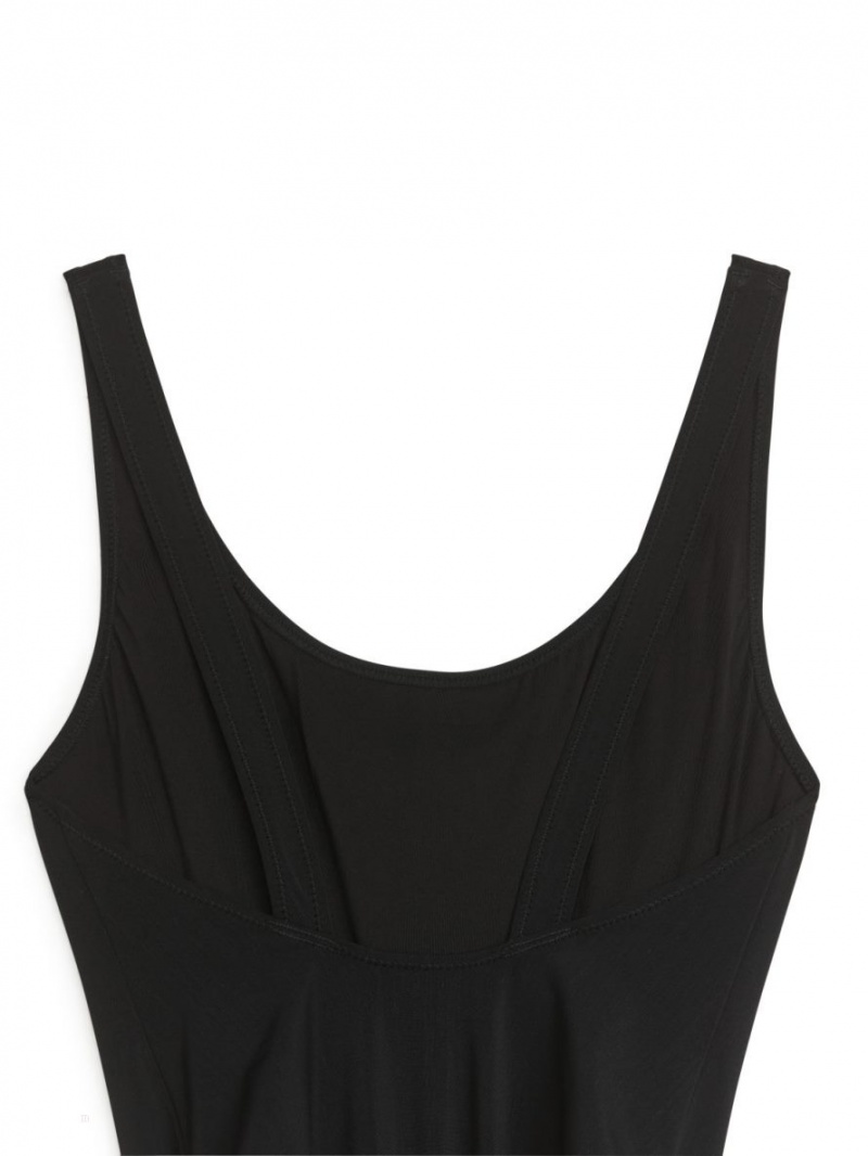 Costum de Baie Arket Matte Dama Negrii | Romania-ICNL70569