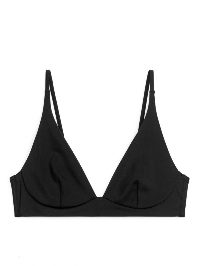Costume De Baie Arket Bikini Top Dama Negrii | Romania-SZWB56087