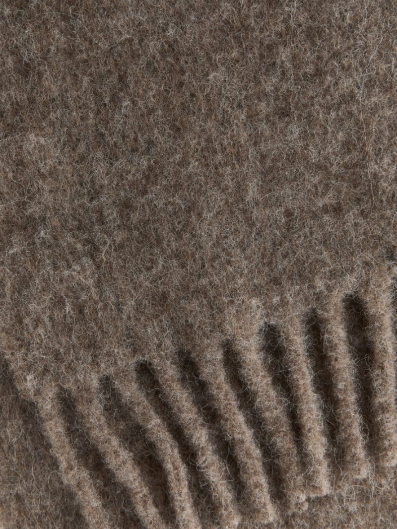 Esarfa Arket Alpaca Blend Barbati Gri | Romania-HYWG83614