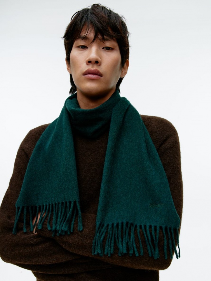 Esarfa Arket Cashmere Barbati Verzi Inchis | Romania-QYLP68391
