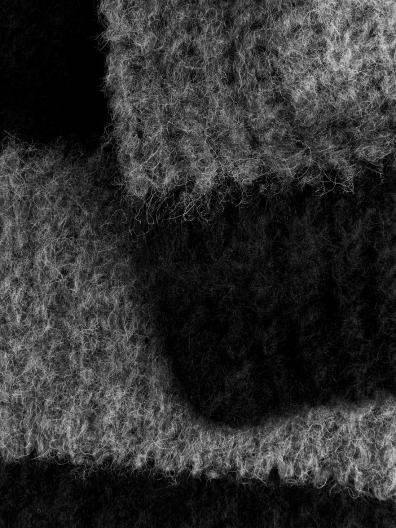 Esarfa Arket Lână Alpaca Dama Gri Negrii | Romania-SJEA31849