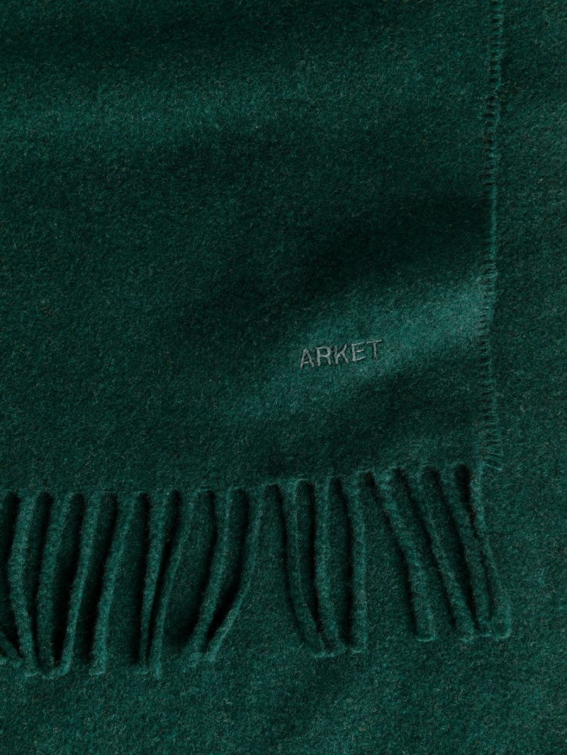 Esarfa Arket Woven Cashmere Barbati Verzi Inchis | Romania-PSDE12675