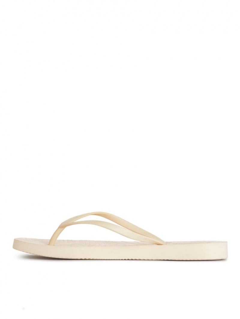 Flip Flops Arket Sleepers Tapered Dama Bej | Romania-FXMS76513