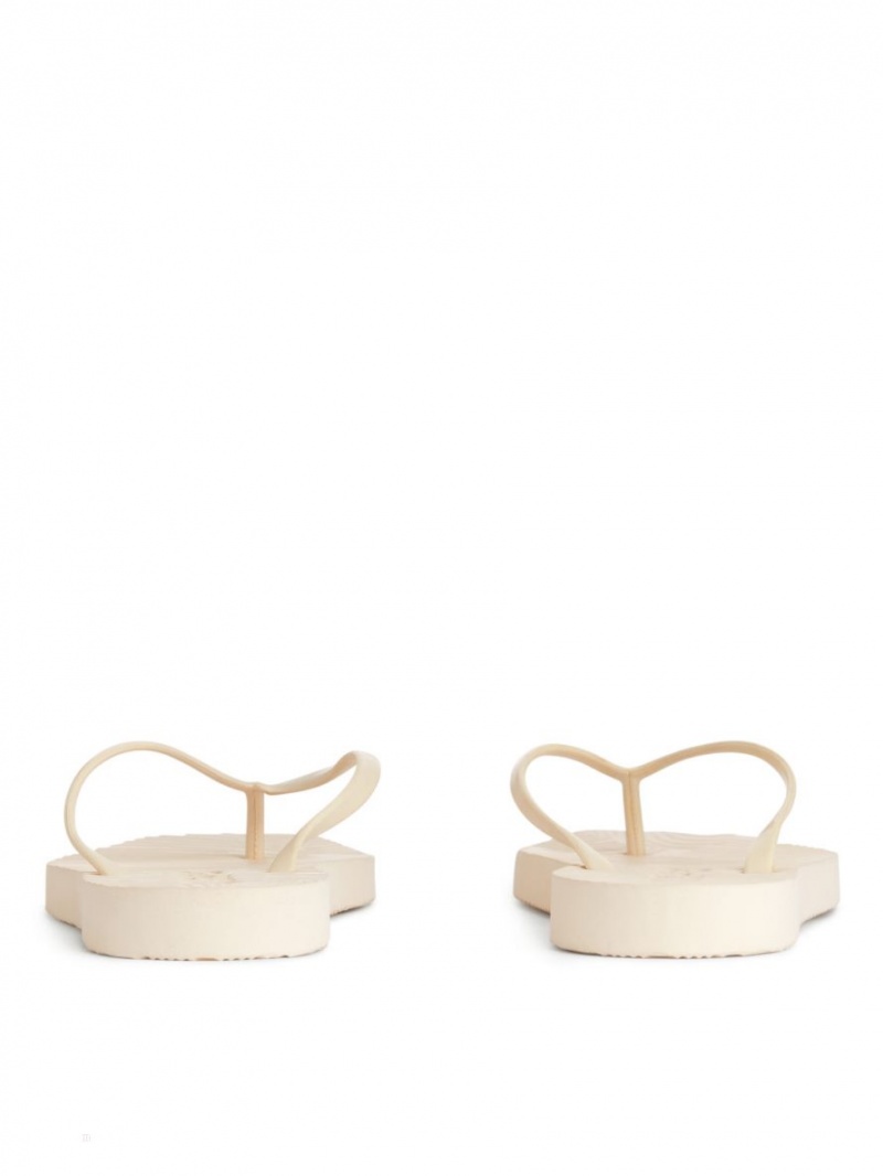 Flip Flops Arket Sleepers Tapered Dama Bej | Romania-FXMS76513