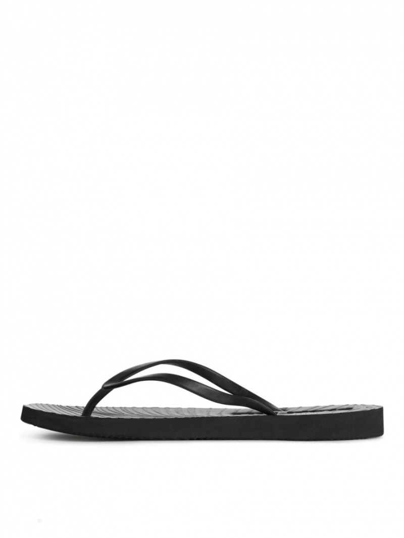 Flip Flops Arket Sleepers Tapered Dama Negrii | Romania-ICFH01453
