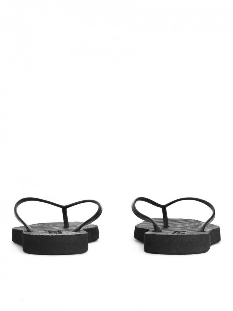 Flip Flops Arket Sleepers Tapered Dama Negrii | Romania-ICFH01453