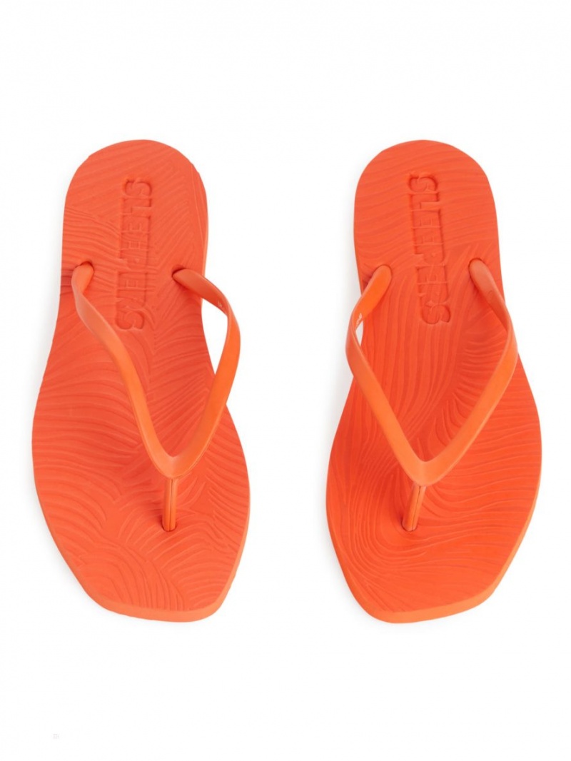 Flip Flops Arket Sleepers Tapered Dama Portocalii | Romania-ABTY43269