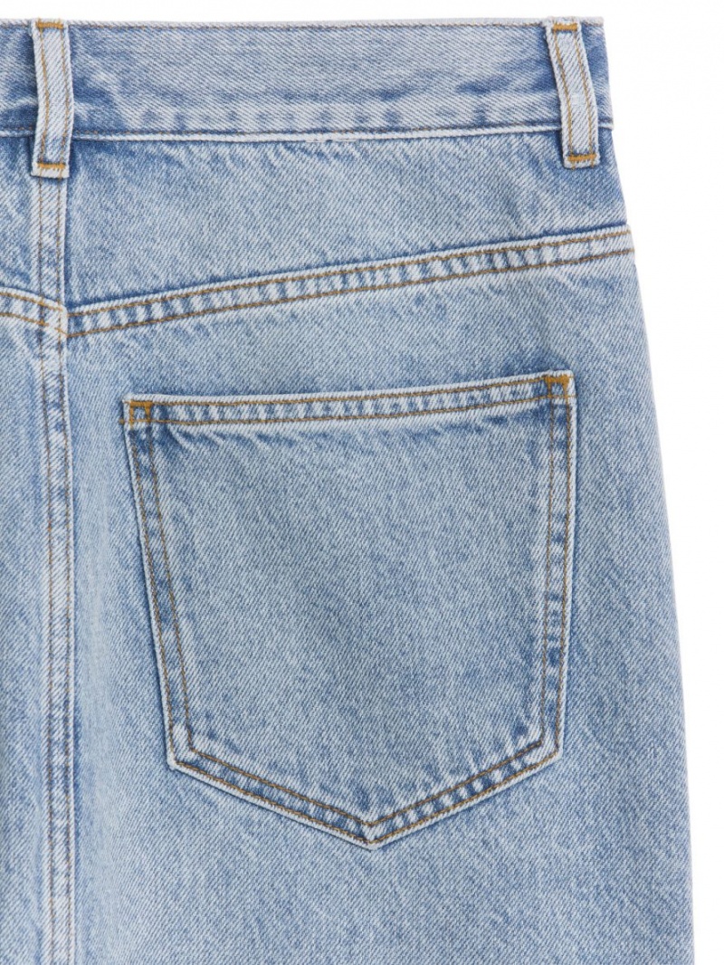 Fusta Arket Denim Dama Albastri Deschis | Romania-VMAH89341