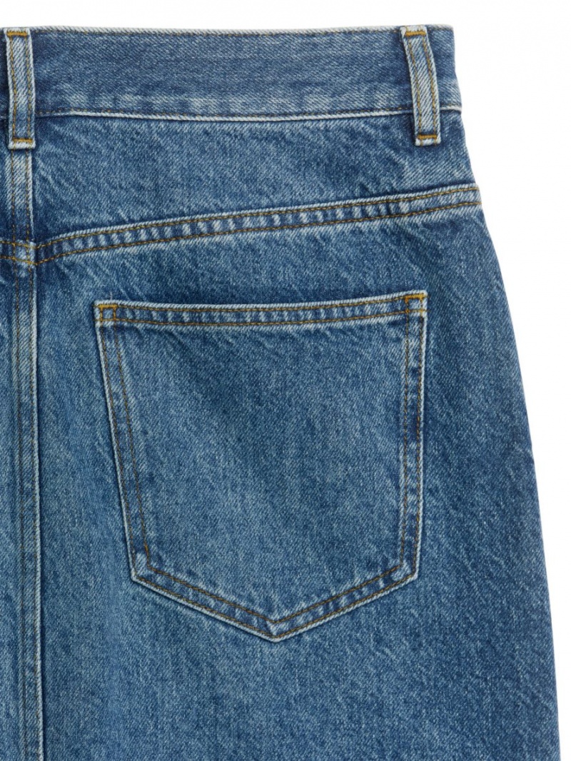 Fusta Arket Denim Dama Albastri | Romania-KFQD03685