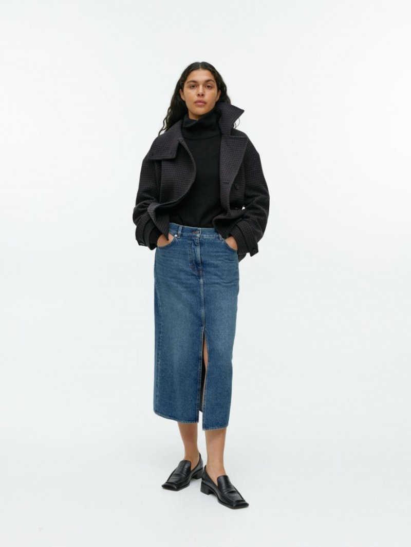 Fusta Arket Denim Dama Albastri | Romania-KFQD03685