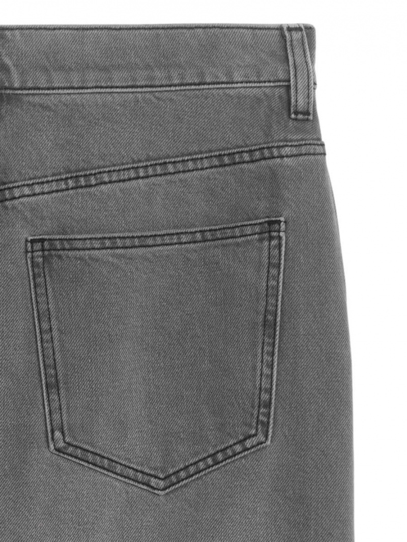 Fusta Arket Denim Dama Gri | Romania-QMIB97521