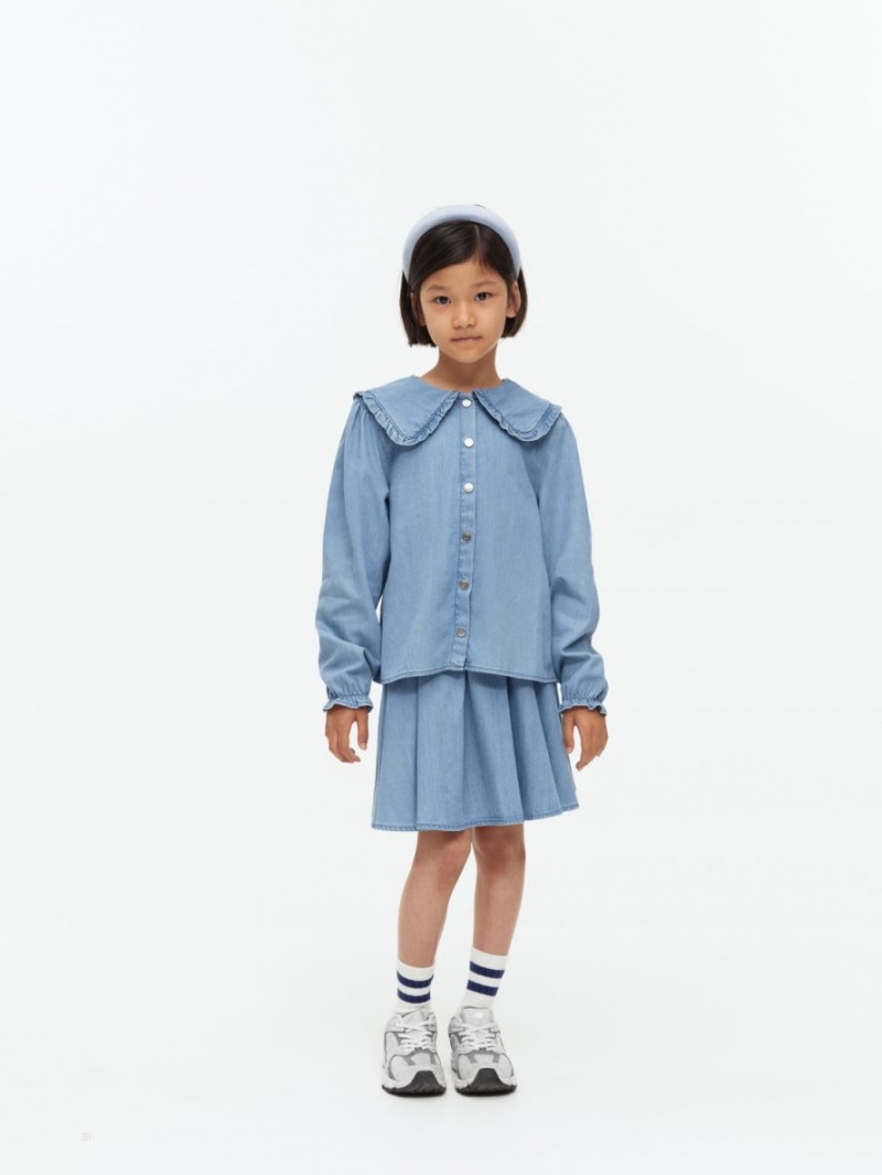 Fusta Arket Denim Mini Fete Albastri | Romania-CUOL20945