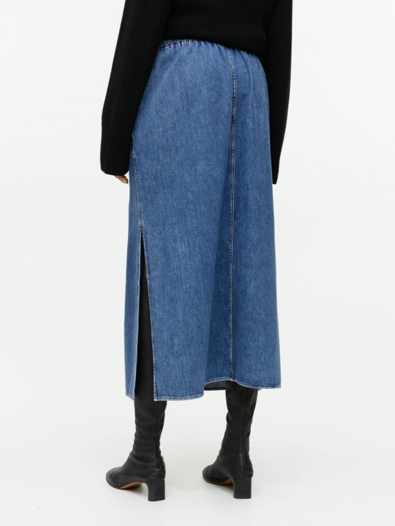 Fusta Arket Maxi Denim Dama Albastri | Romania-BZLH52674