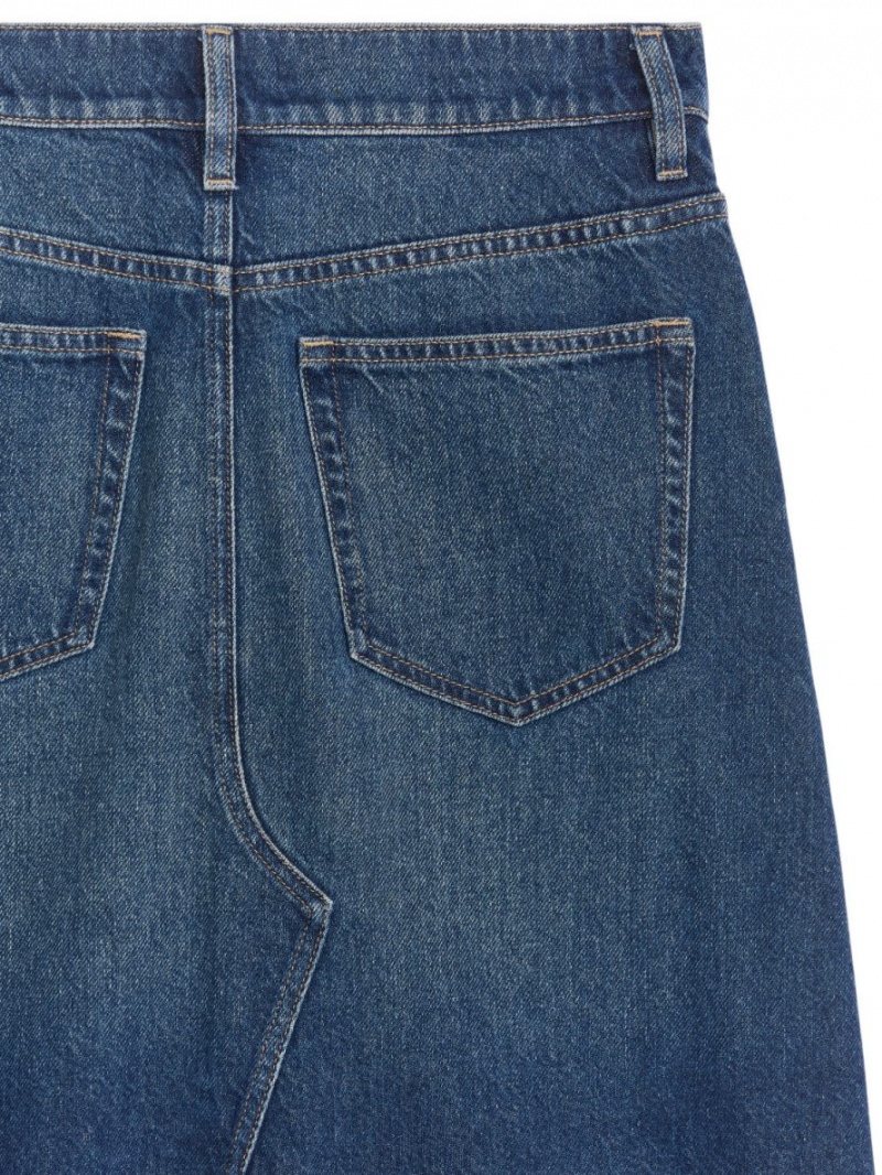 Fusta Arket Maxi Denim Dama Albastri | Romania-LOSF54618
