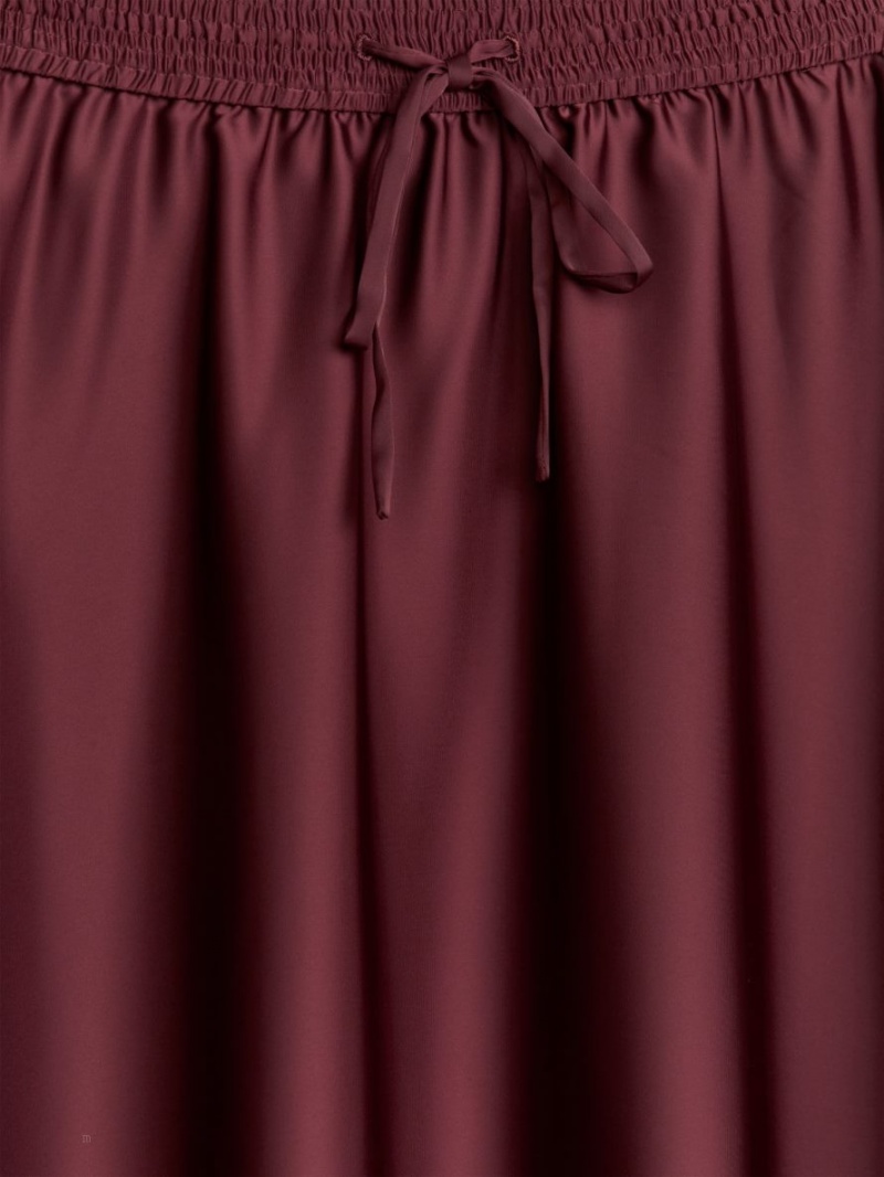 Fusta Arket Midi Satin Dama Visinii | Romania-LOFT09672